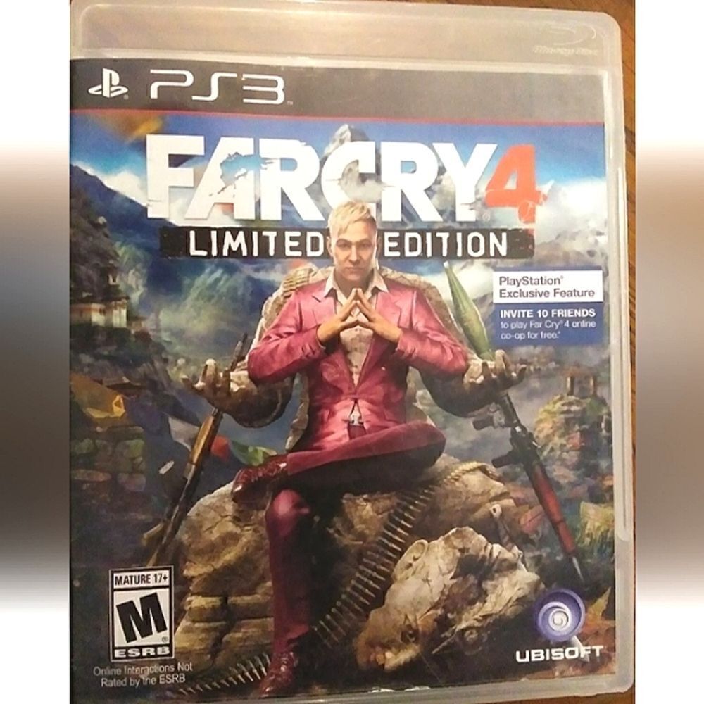 FarCry 4: Limited Edition Playstation 3 PS3 Game Tested